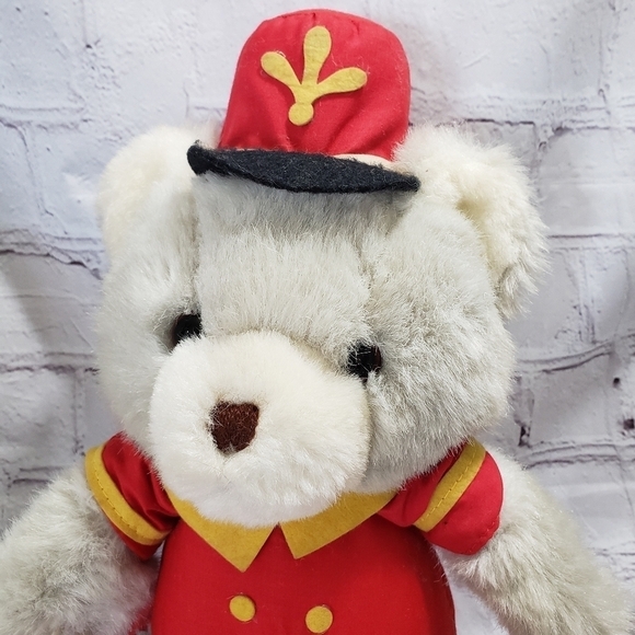 Applause Vintage Toy Soldier Teddy Bear 12-inch Stuffed Animal Toy Year 1987 - Picture 1 of 9